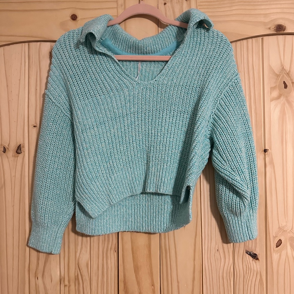Free people love this city collared sweater